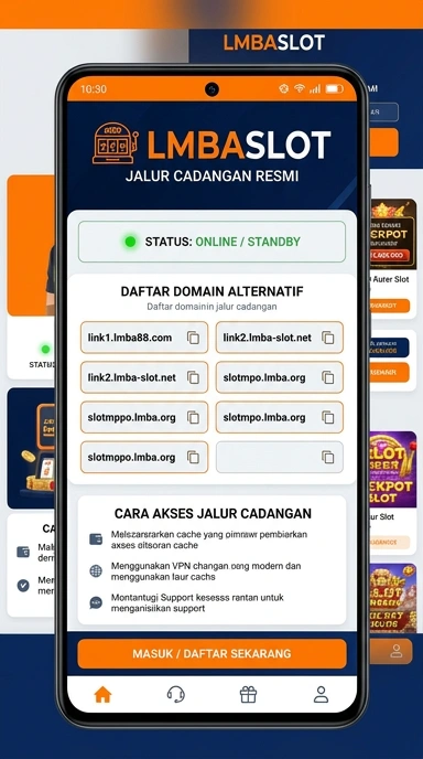 Tampilan link alternatif lmbaslot