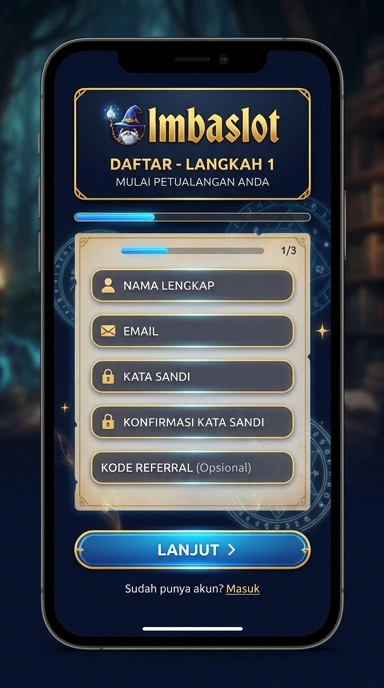 Tampilan halaman daftar lmbaslot